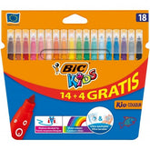 Rotulador Bic Kid Couleur 18 Colores Surtidos | Bic | Pack 1 Unidades